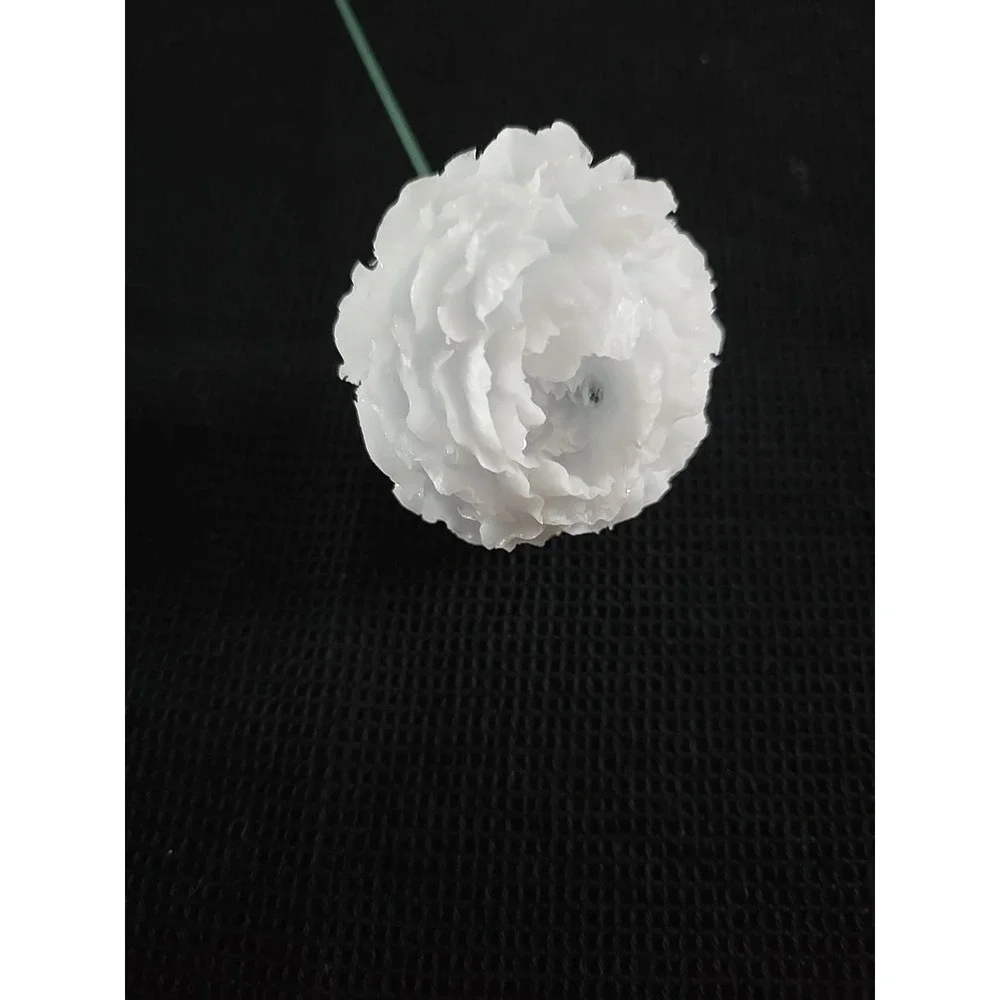 Resin White  Flower Decoration Gift‎ Stem.   579